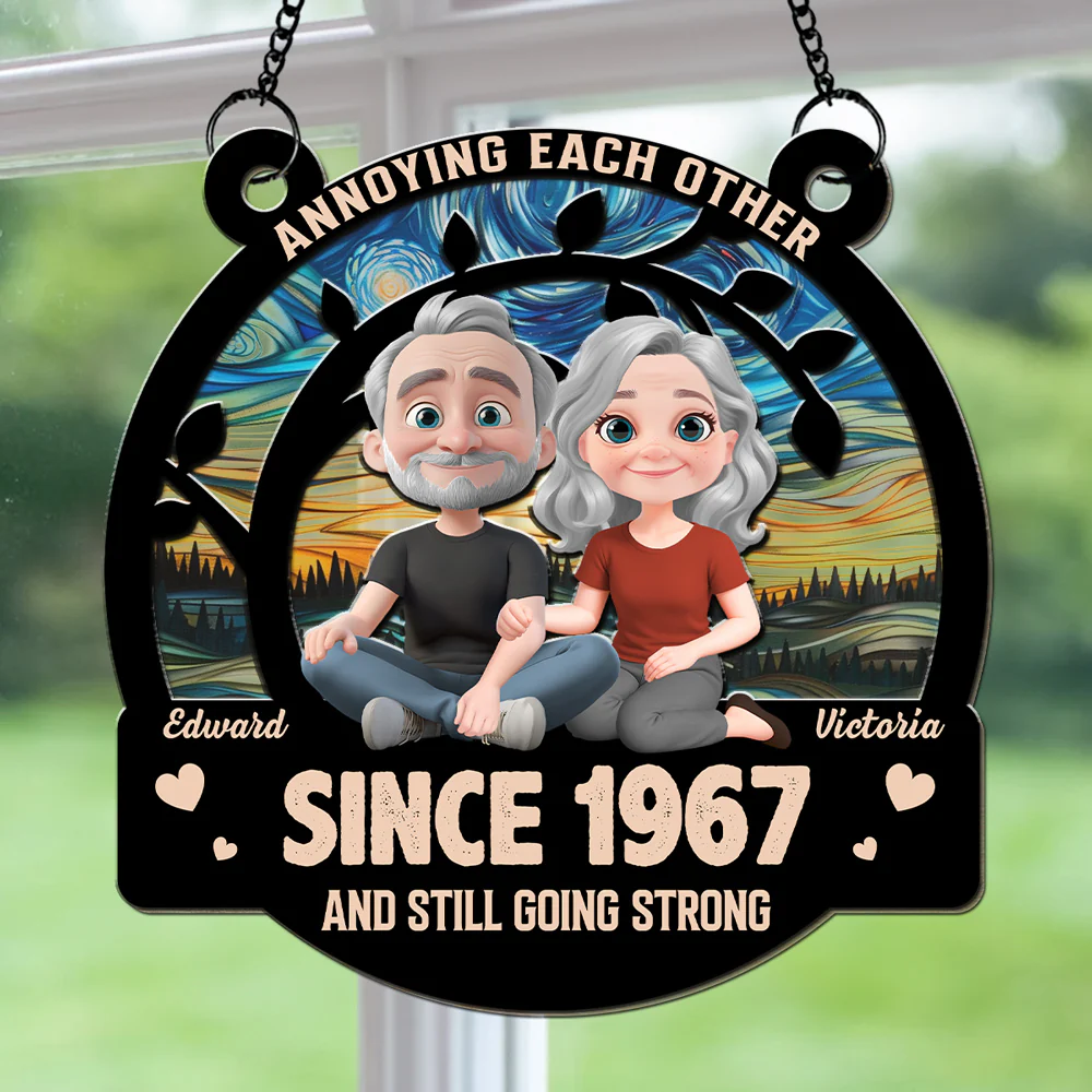 Long Lasting Love - Personalized Custom Suncatcher