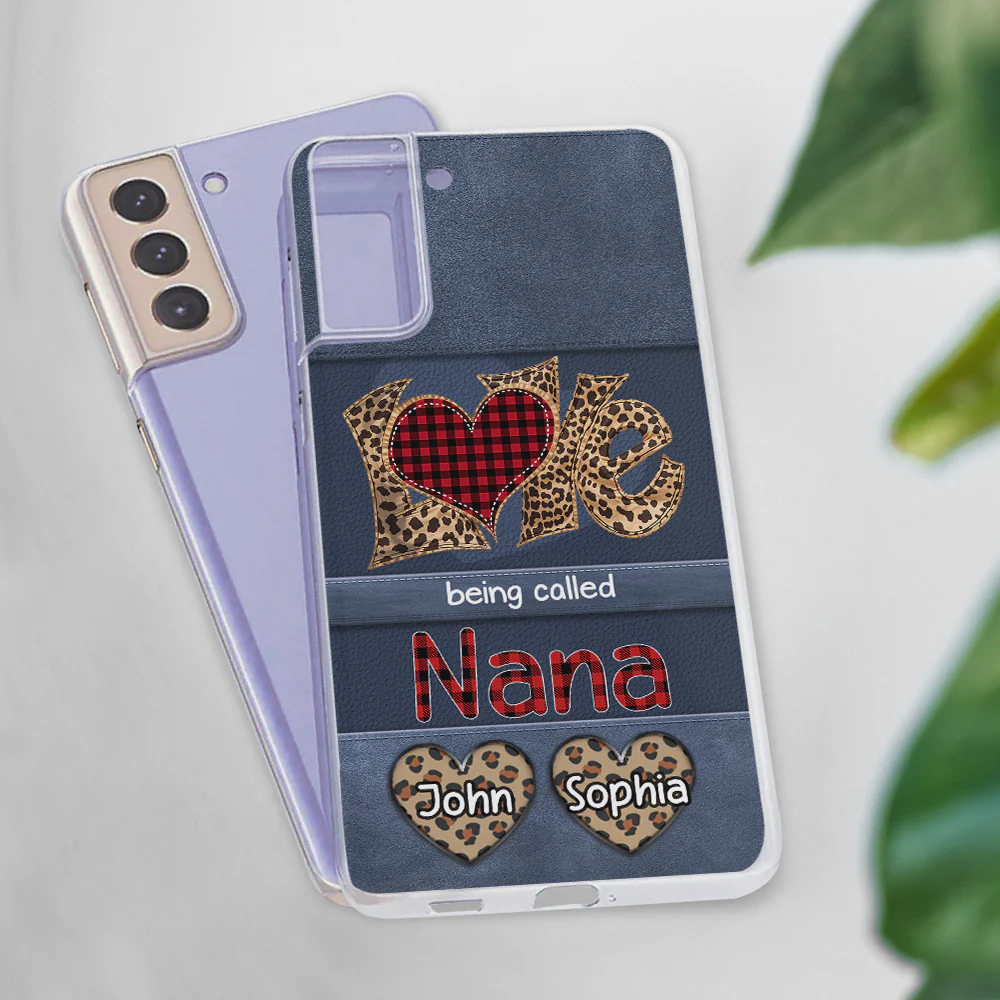 Love Being Called Grandma - Personalized Custom Phone Case - Image 24