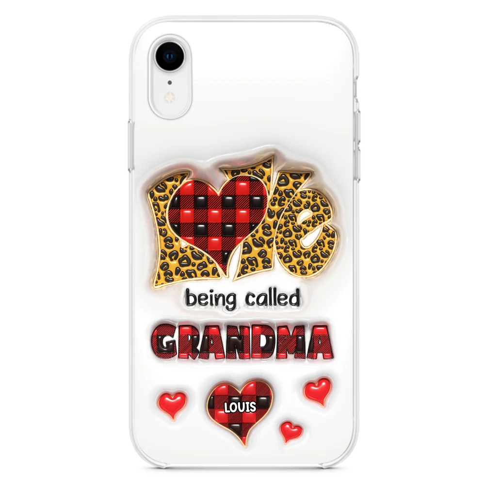 Love Being Called Nana - Personalized Custom 3D Inflated Effect Phone Case - Image 23