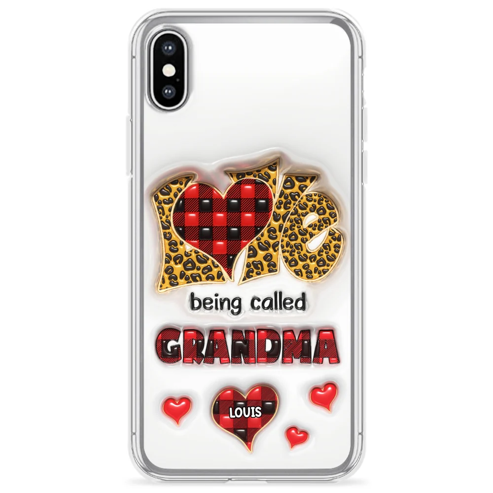 Love Being Called Nana - Personalized Custom 3D Inflated Effect Phone Case - Image 25