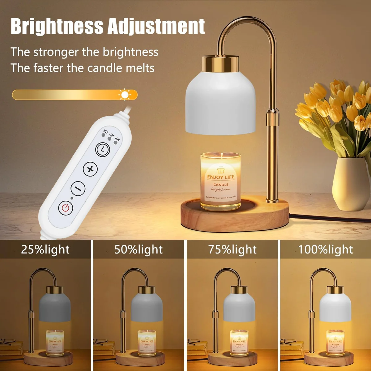 Love Grows Here - Personalized Custom Candle Warmer Lamp - Image 6