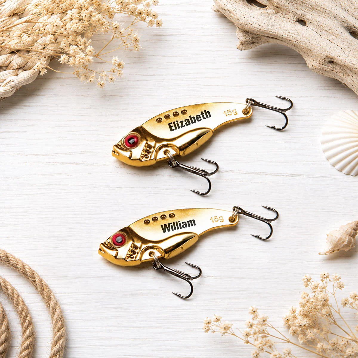 Love Hooked Me Hard - Personalized Custom Fishing Lure - Image 3