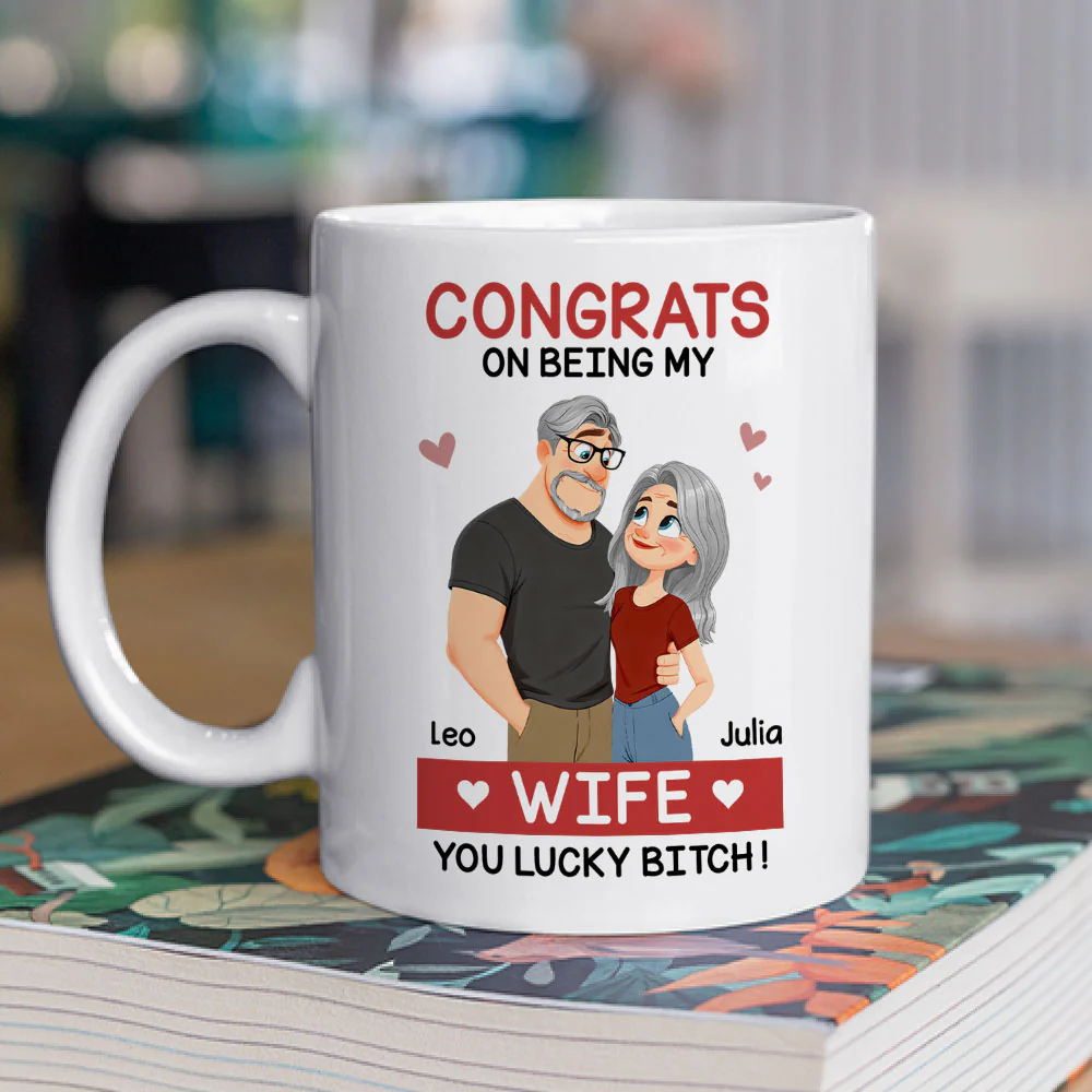 Love Is You 2 - Personalized Custom Coffee Mug - Image 3