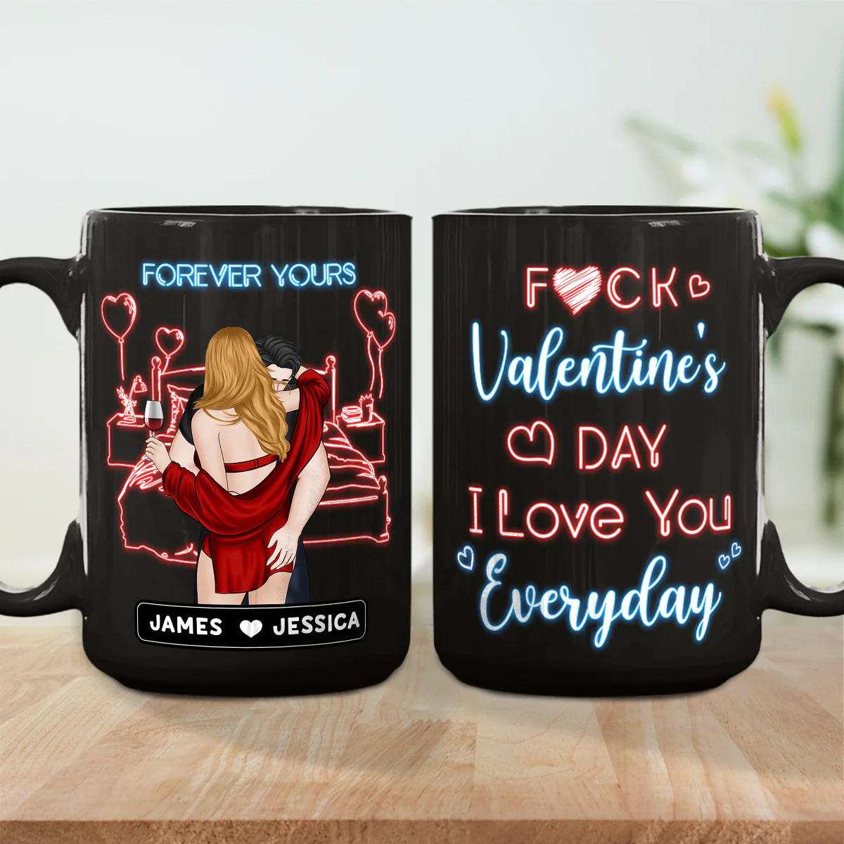 Love You Everyday - Personalized Custom Coffee Mug - Image 5