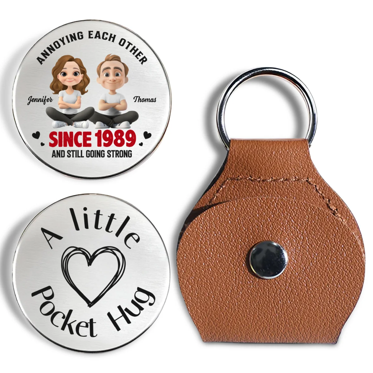Love You Forever - Personalized Custom Pocket Hug - Image 6