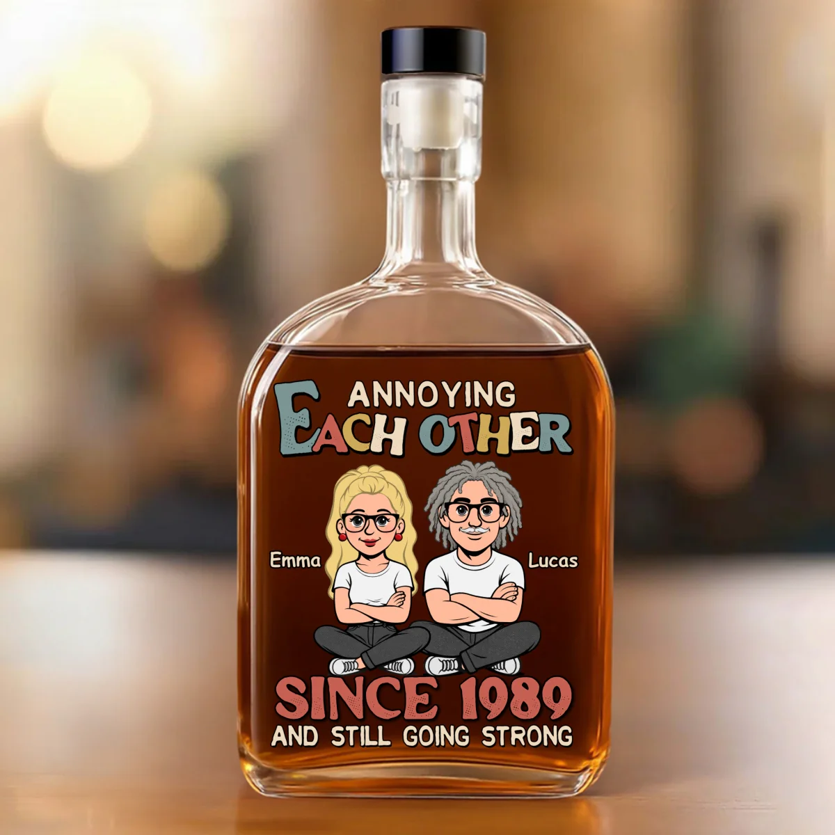 Love You Forever - Personalized Custom Spirits Decanter - Image 6