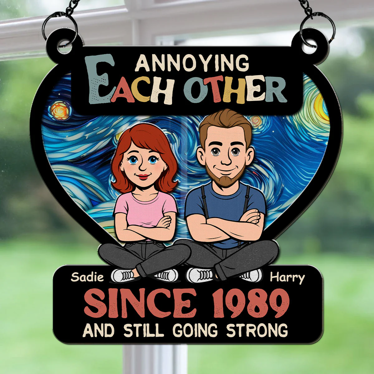 Love You Forever - Personalized Custom Suncatcher - Image 4