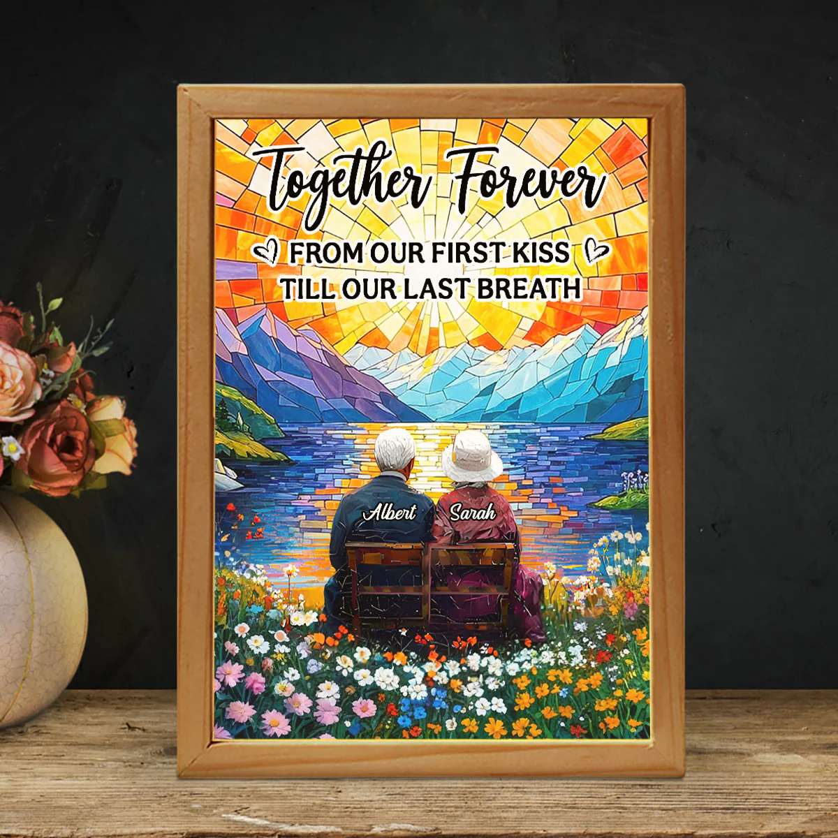 Love You Forever - Personalized Frame Light Box