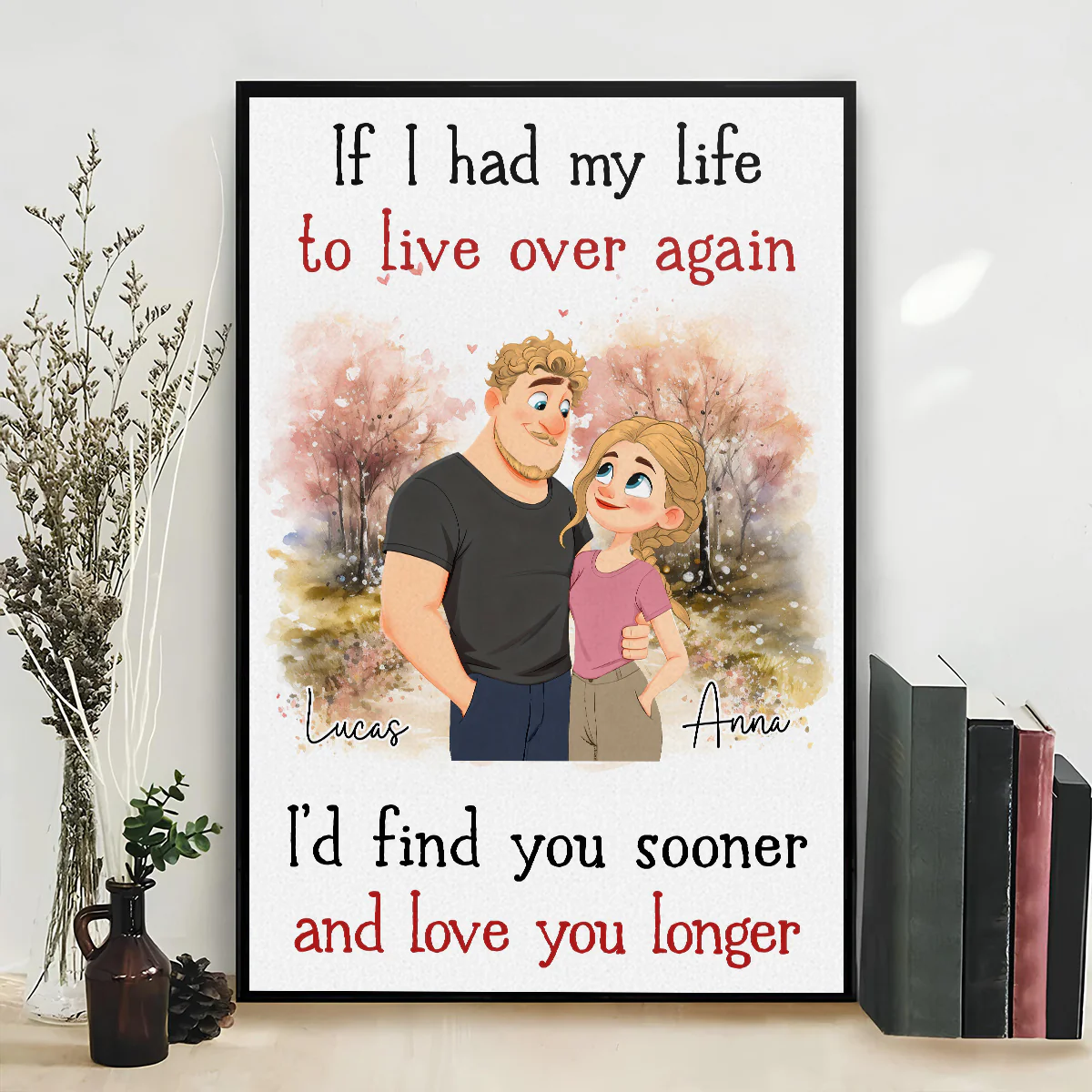 Love You So Much - Personalized Custom Poster - Image 2