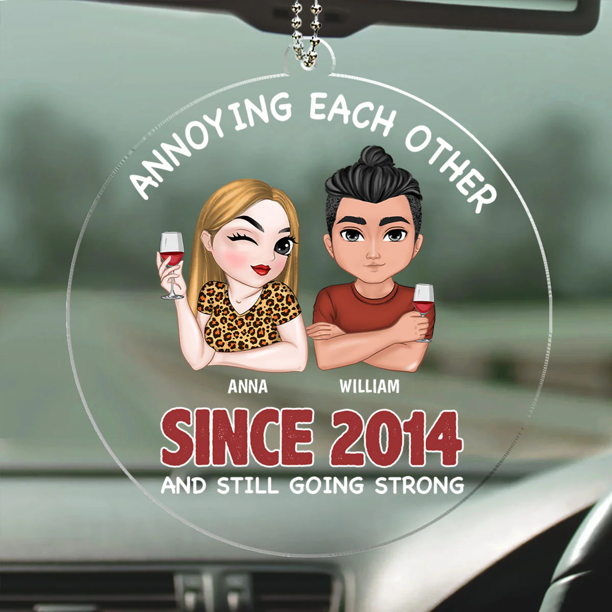 Love You Still - Personalized Custom Car Ornament - Image 5