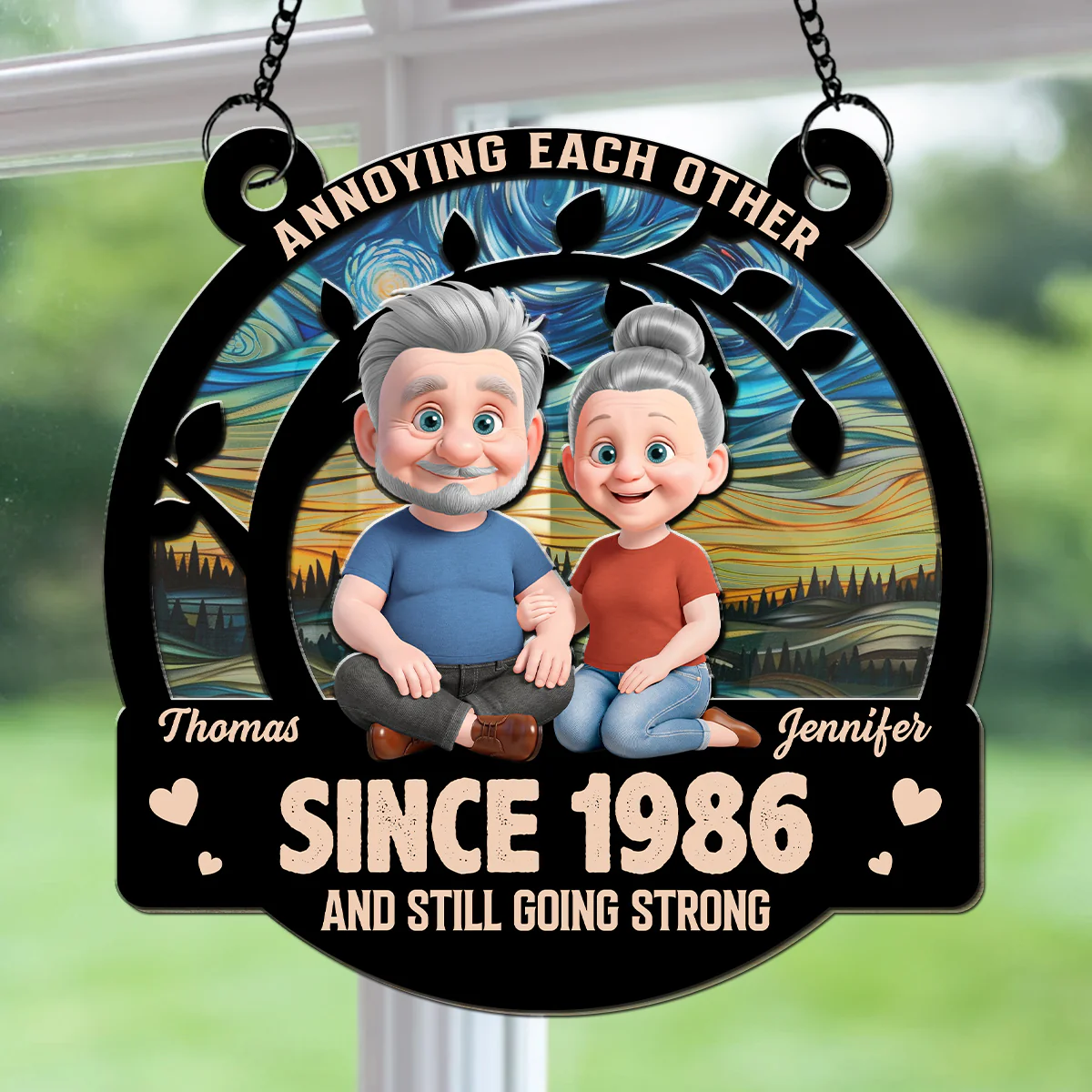 Love You Still - Personalized Custom Suncatcher