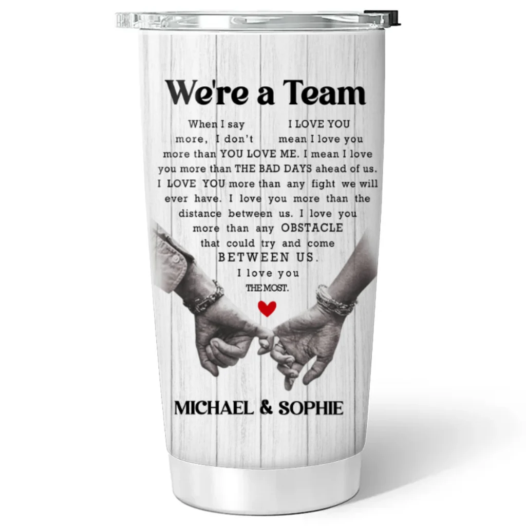 Love You The Most - Personalized Custom Tumbler - Image 6