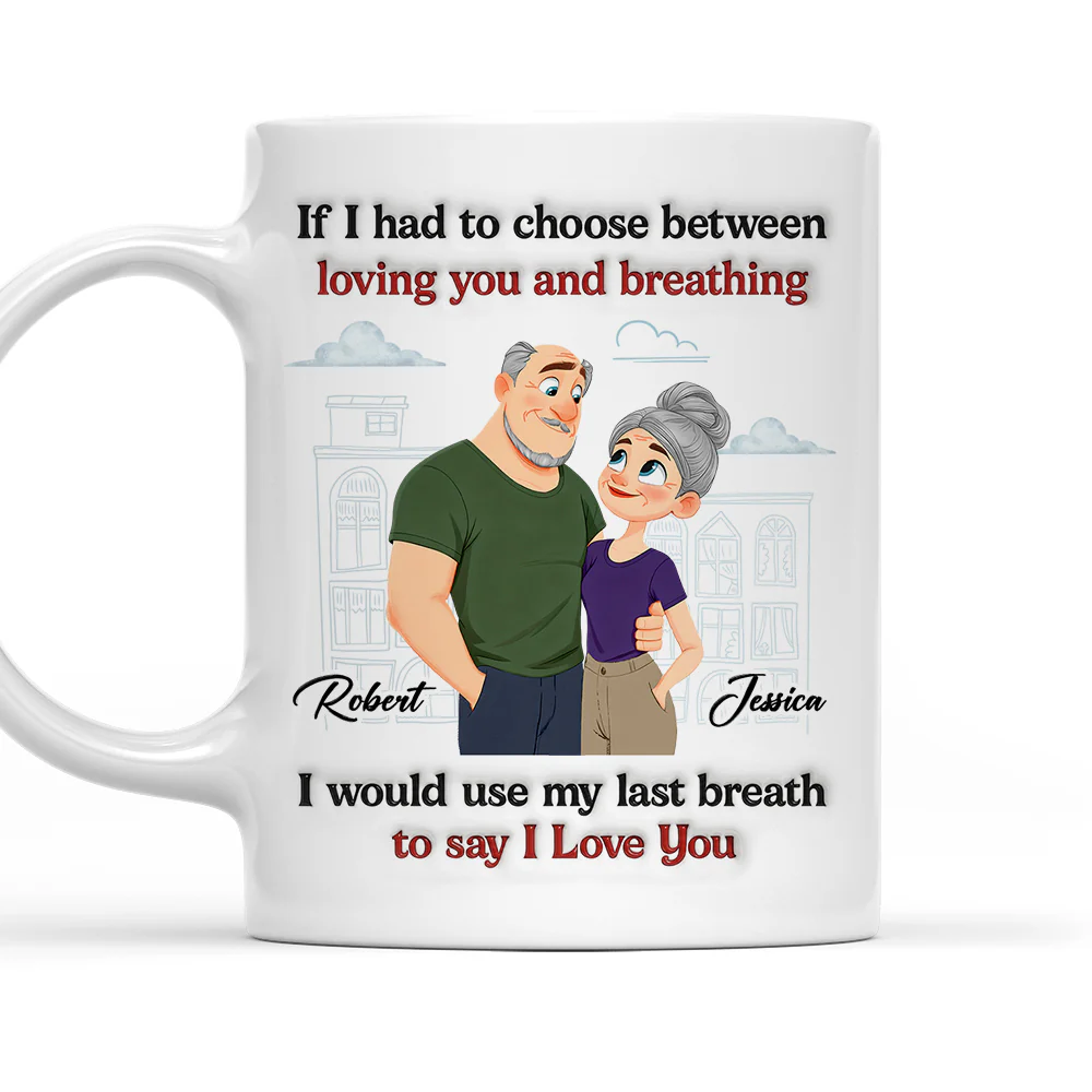 Love You Till The End - Personalized Custom 3D Inflated Effect Mug