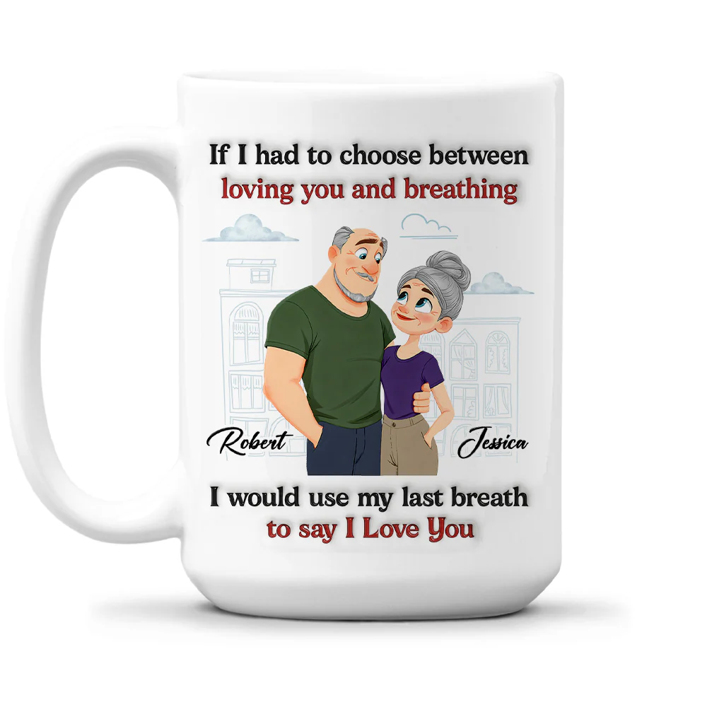Love You Till The End - Personalized Custom 3D Inflated Effect Mug - Image 2