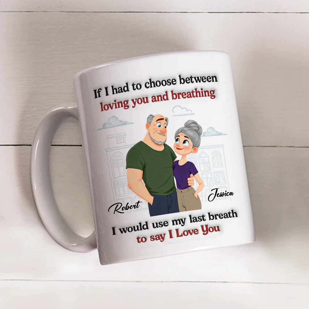 Love You Till The End - Personalized Custom 3D Inflated Effect Mug - Image 4