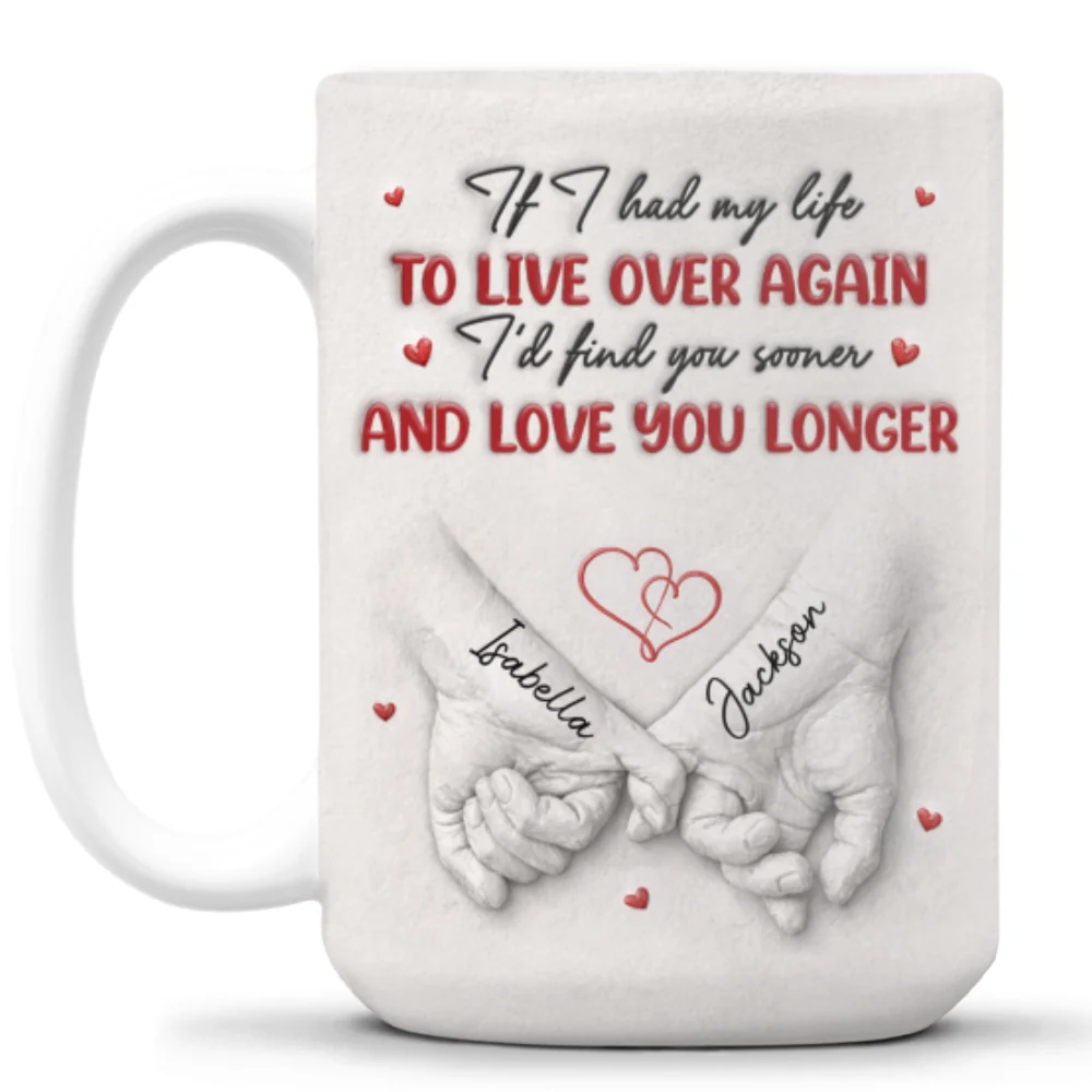 Love You Till The End - Personalized Custom Coffee Mug - Image 8