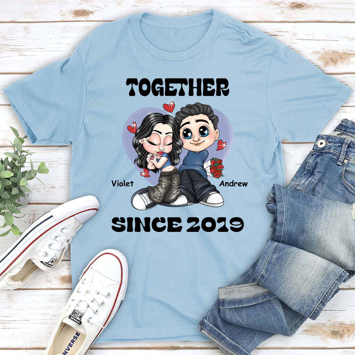 Love You Y2K - Personalized Custom Shirt - Image 5