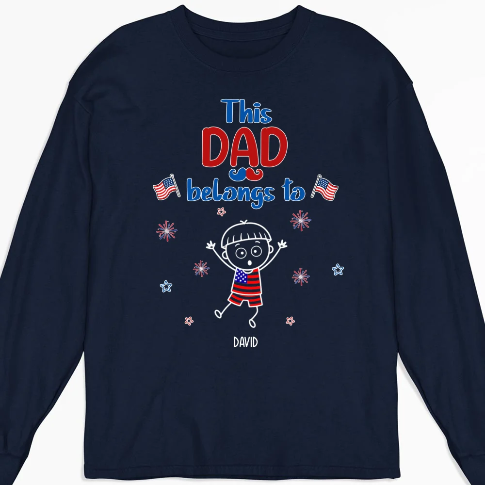 Loved By My Grandkids - Personalized Custom Shirt - Image 13