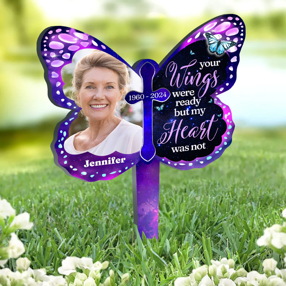 Loving Memory - Personalized Custom Acrylic Garden Stake - Image 5