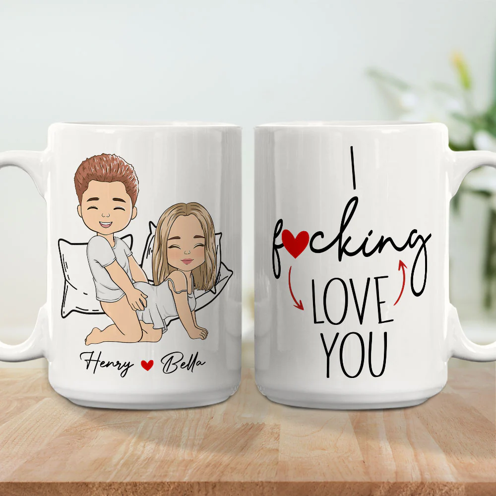 Loving You - Personalized Custom Coffee Mug - Image 5