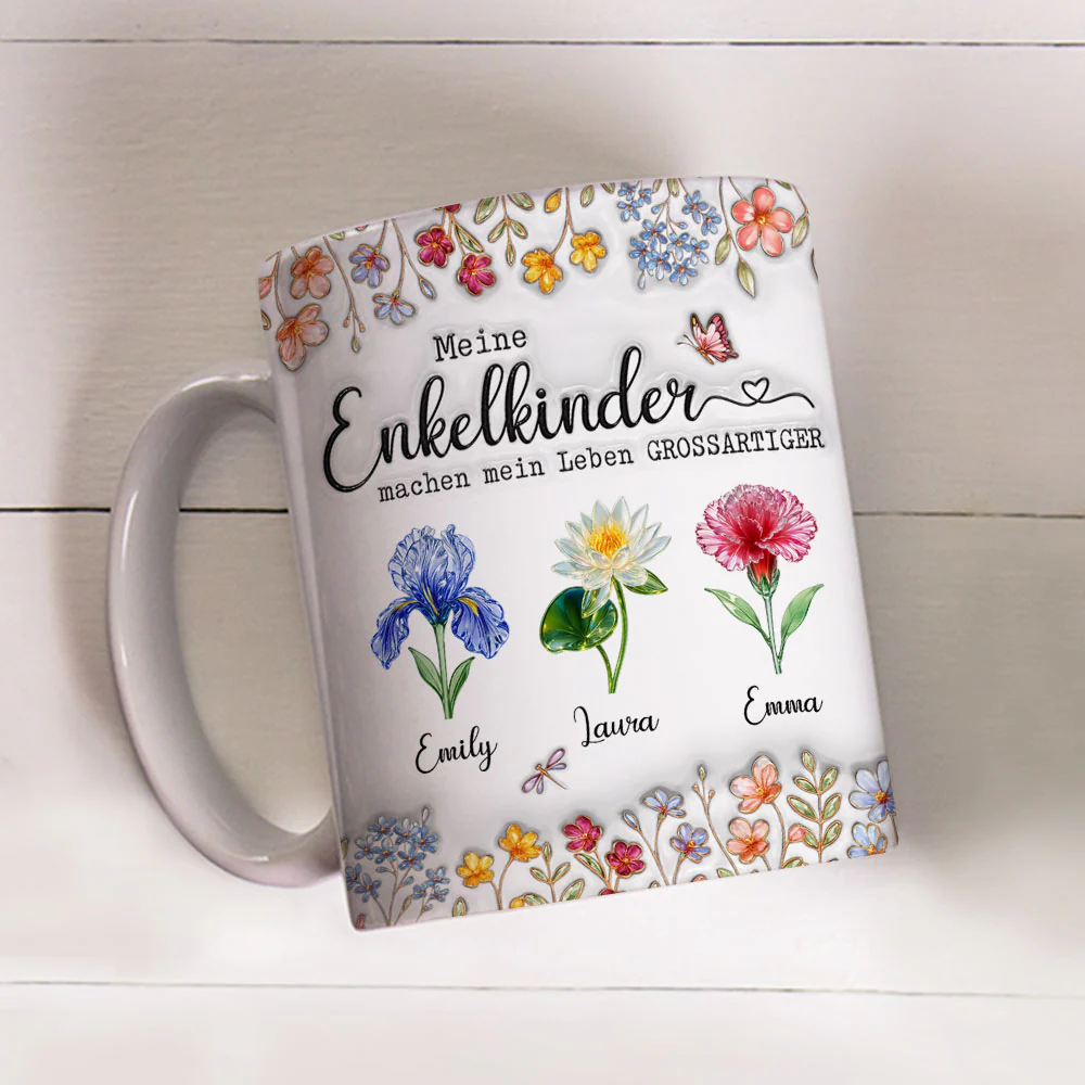 Machen Sie das Leben großartiger mit tollen Kindern – Personalisierte Tasse mit 3D-Aufpuste-Effekt - Image 3