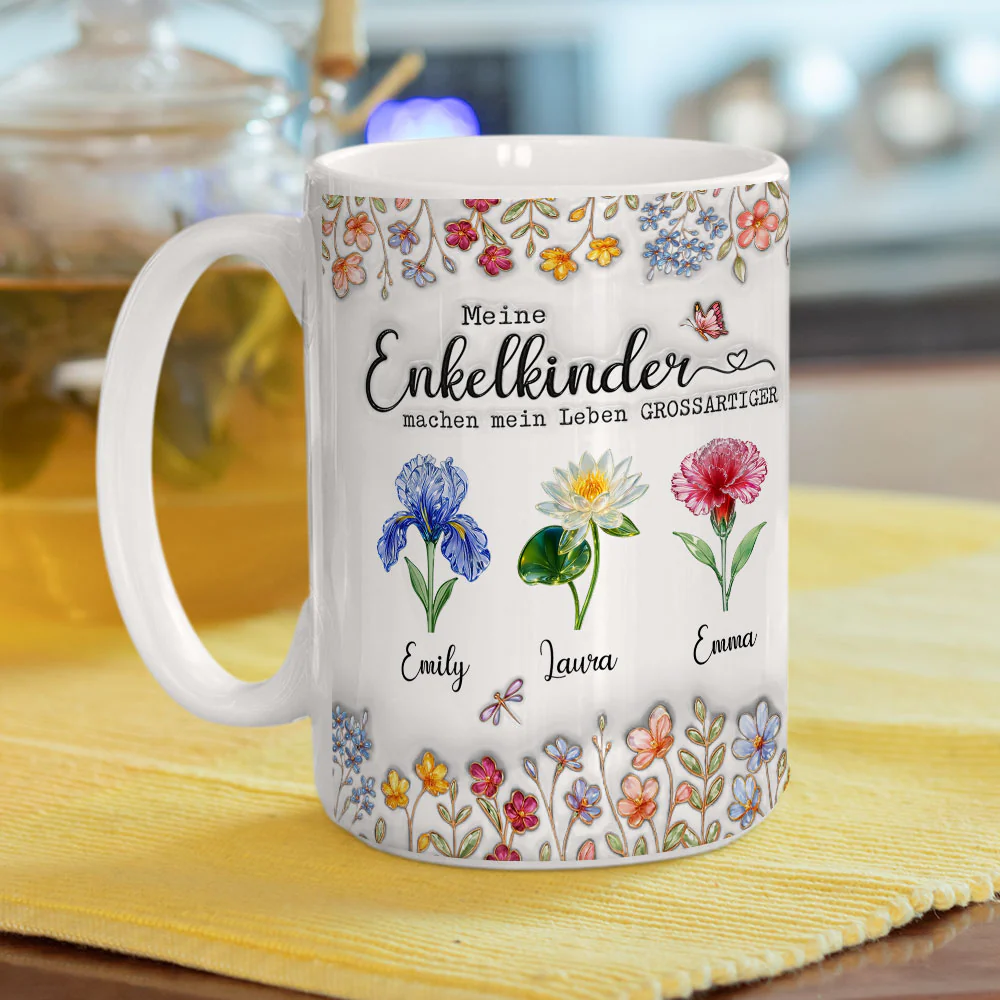 Machen Sie das Leben großartiger mit tollen Kindern – Personalisierte Tasse mit 3D-Aufpuste-Effekt - Image 4