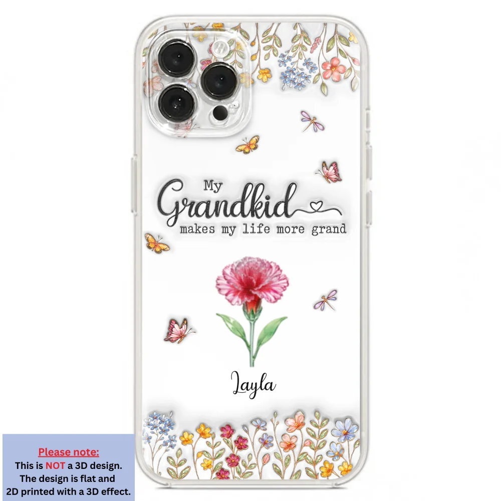Make Life More Grand With Lovely Kids - Personalized Custom 3D Inflated Effect Phone Case - Image 18