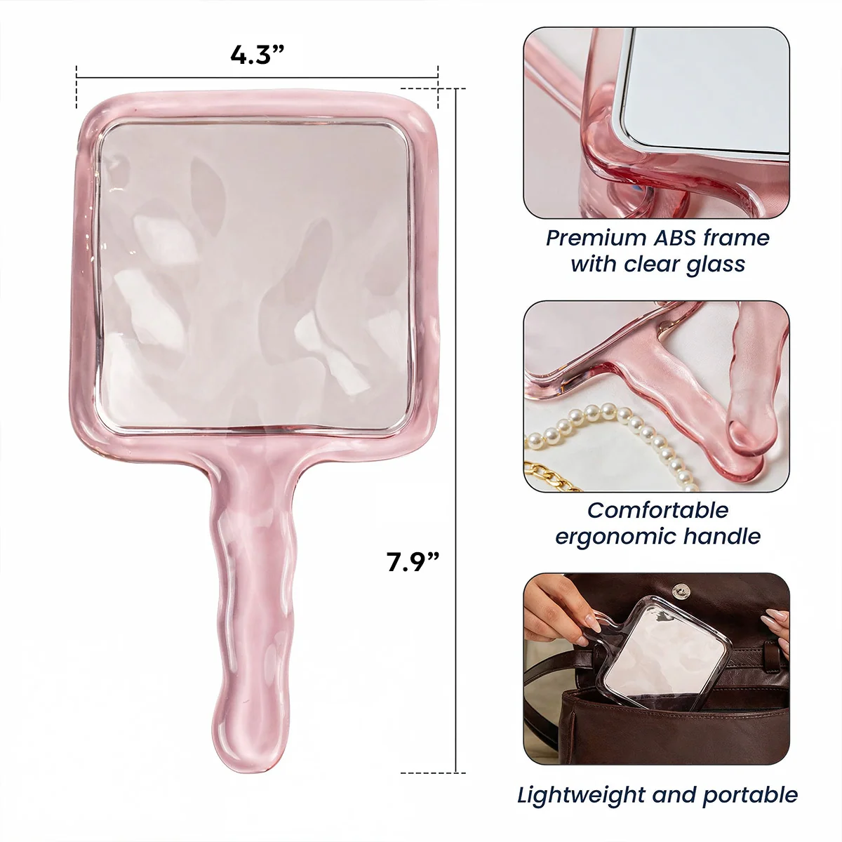 Make Life More Grand With Lovely Kids - Personalized Custom Handheld Mirror - Image 5