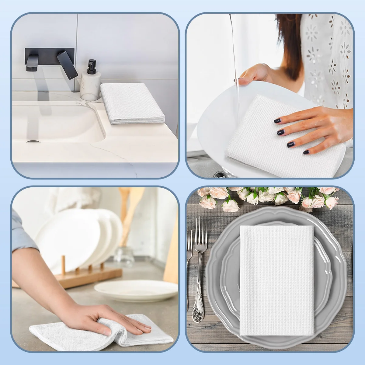 Make Life More Grand With Lovely Kids - Personalized Custom Kitchen Towel - Image 7