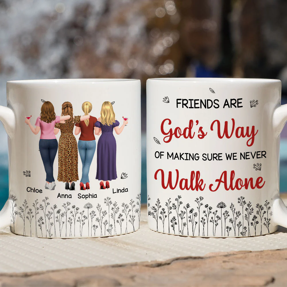 Make Sure We Never Walk Alone - Personalized Custom Coffee Mug - Image 4