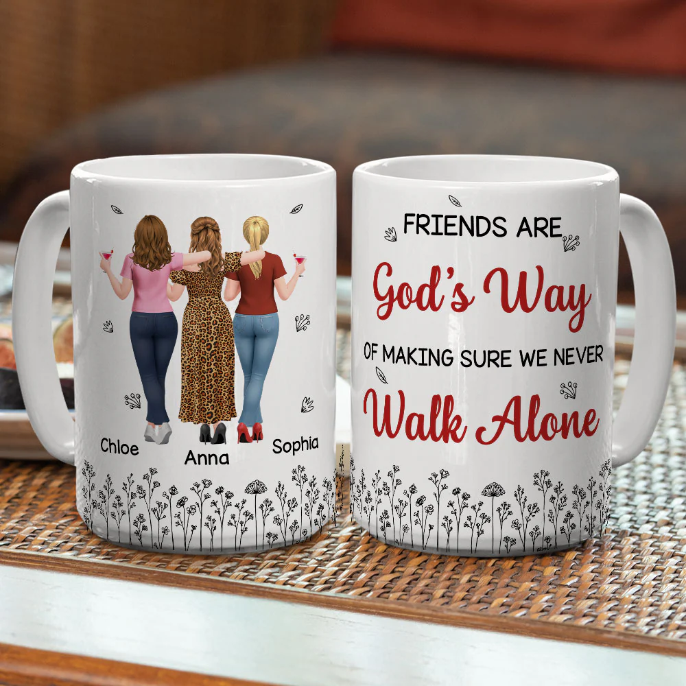 Make Sure We Never Walk Alone - Personalized Custom Coffee Mug - Image 5