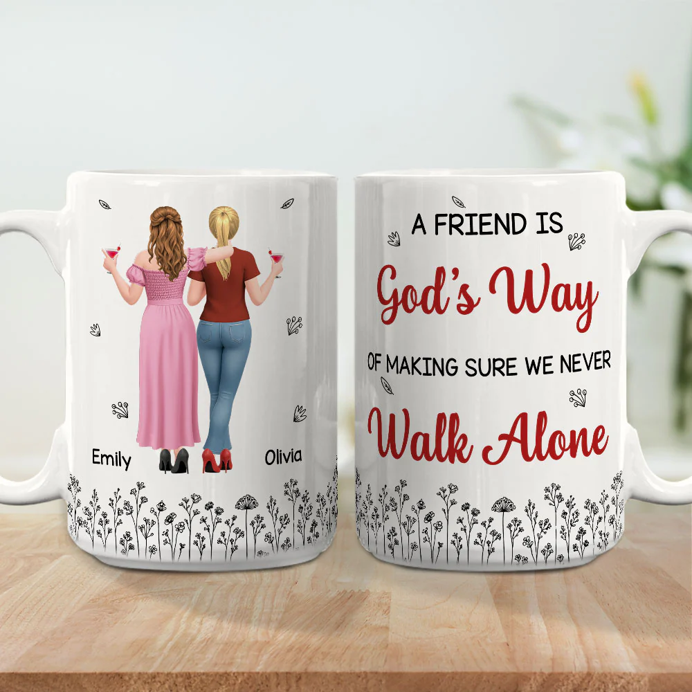 Make Sure We Never Walk Alone - Personalized Custom Coffee Mug - Image 6