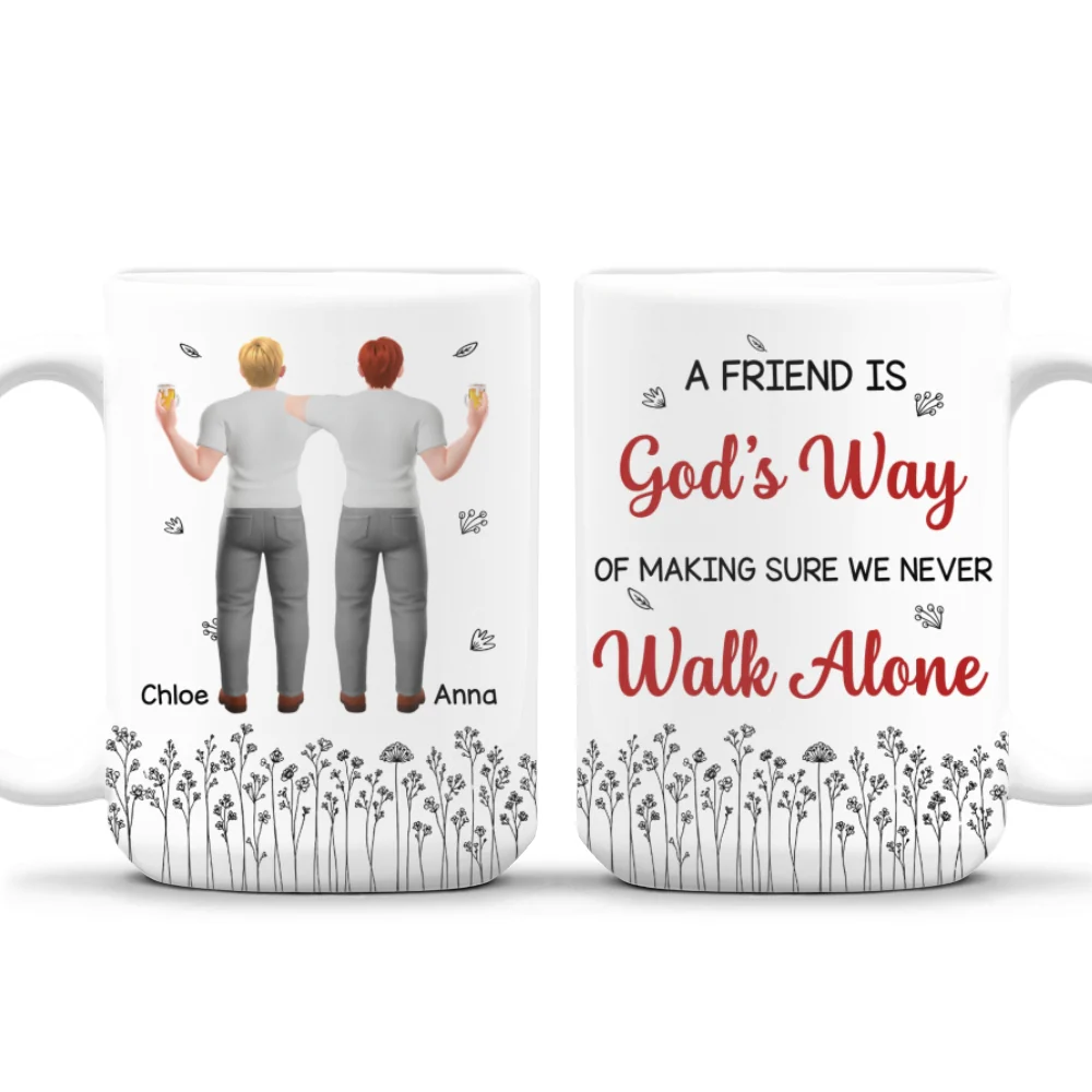 Make Sure We Never Walk Alone - Personalized Custom Coffee Mug - Image 9