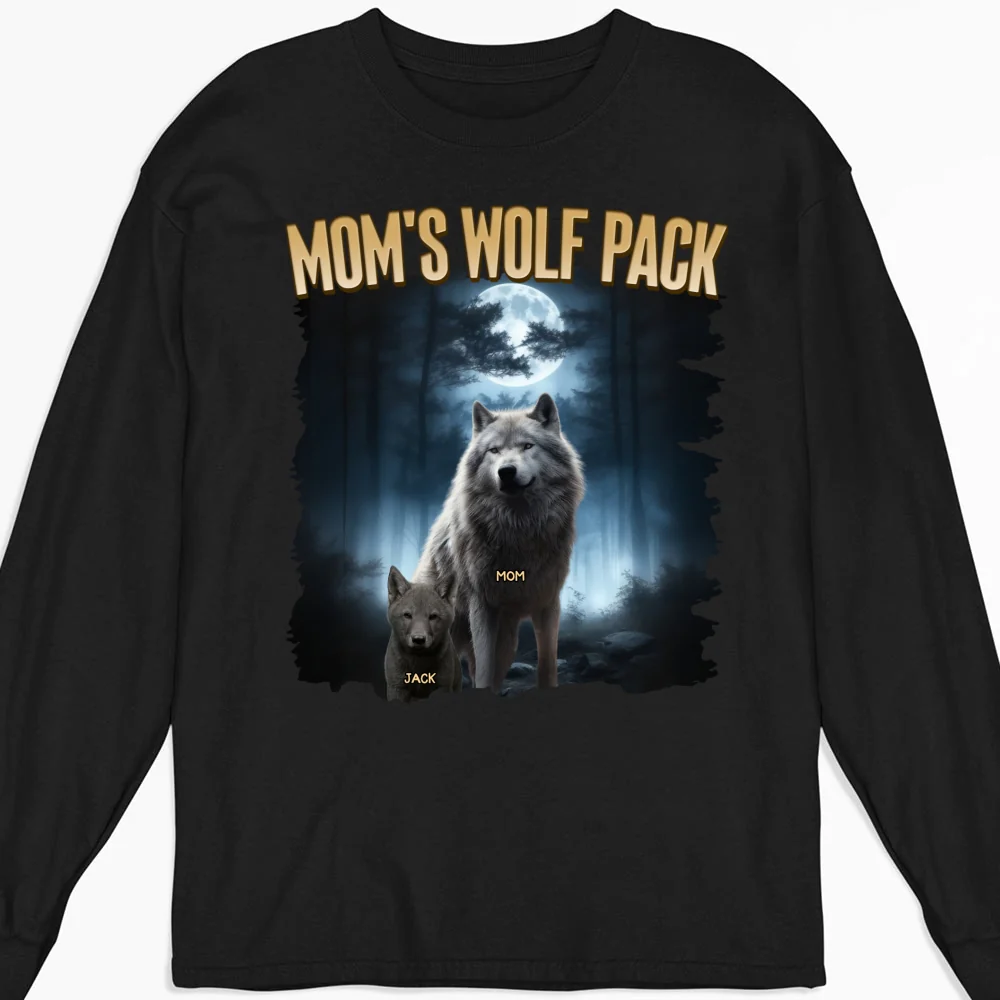Mama Wolf Pack - Personalized Custom Shirt - Image 21