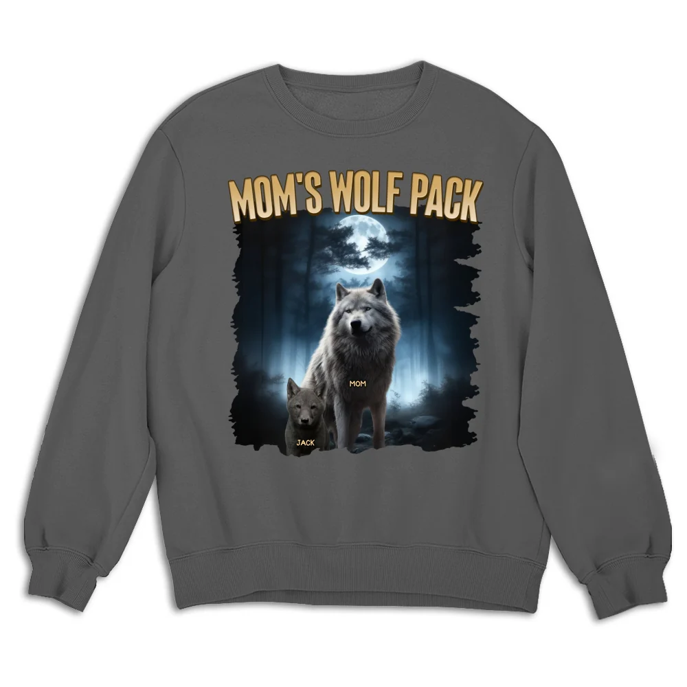 Mama Wolf Pack - Personalized Custom Shirt - Image 25