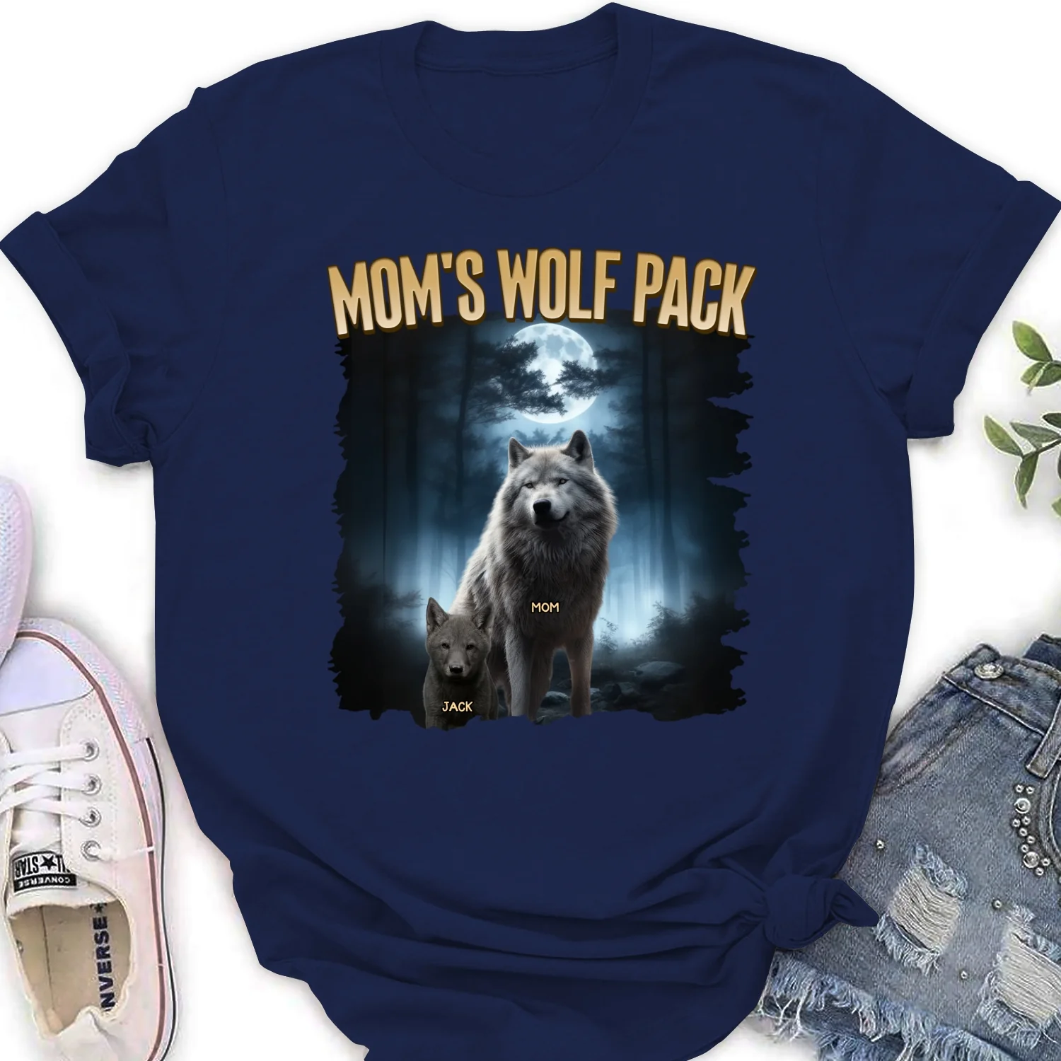 Mama Wolf Pack - Personalized Custom Shirt - Image 29