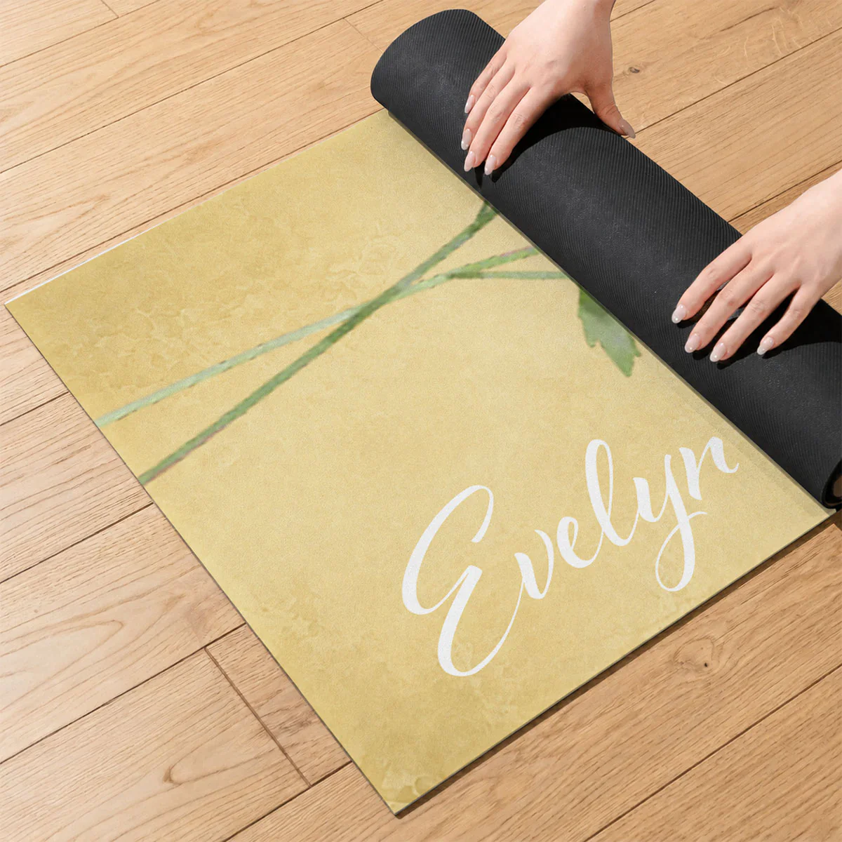 May I Live With Ease - Personalized Custom Yoga Mat - Image 6