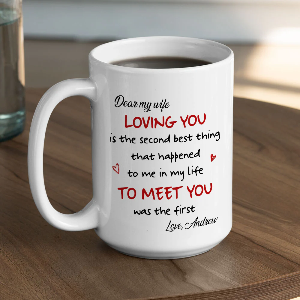 Meet You - Personalized Custom Coffee Mug - Image 5