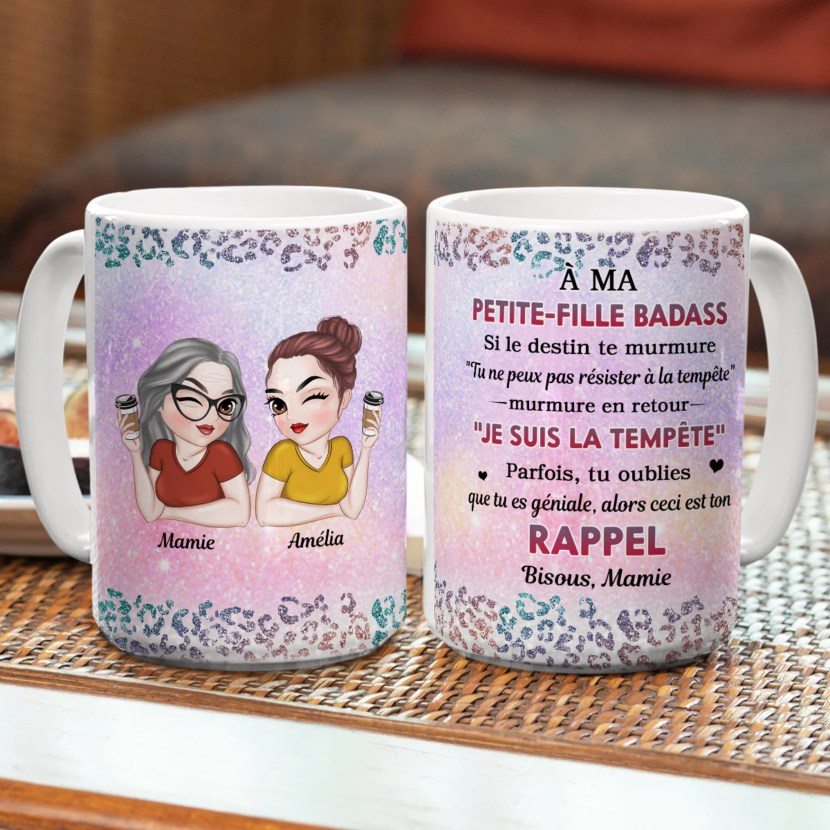 Meine Tapfere Enkelin - Personalisierte Kaffeetasse - Image 4