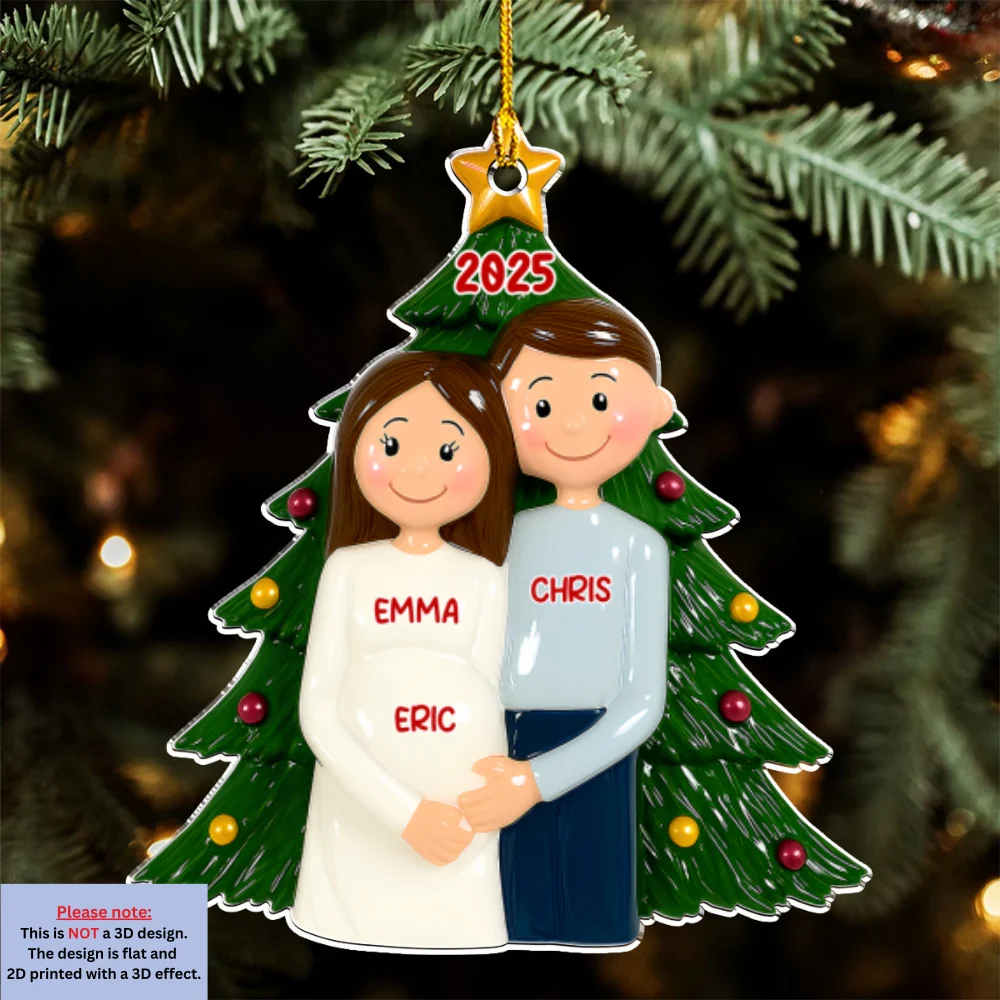 Merry Moments - Personalized Custom 3D Effect Acrylic Ornament - Image 7