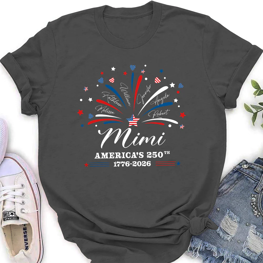 Mimi America 250th Anniversary - Personalized Custom Shirt - Image 4