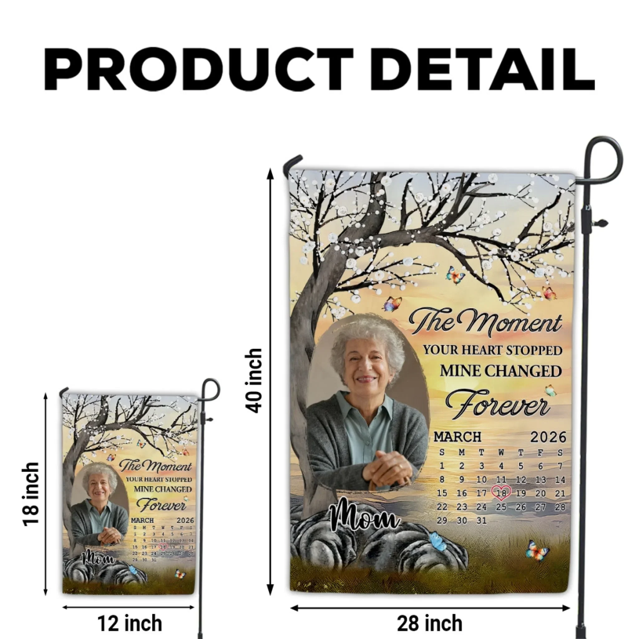 Mine Changed Forever - Personalized Custom Flag - Image 6