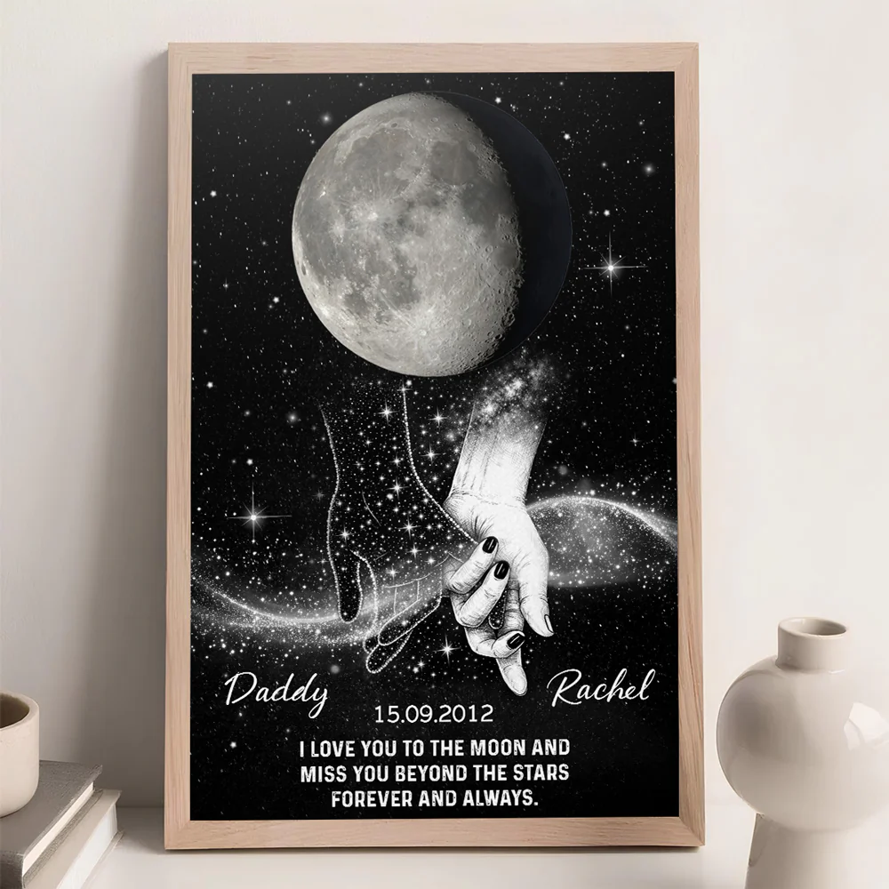 Miss You Beyond The Stars - Personalized Custom Poster - Image 2