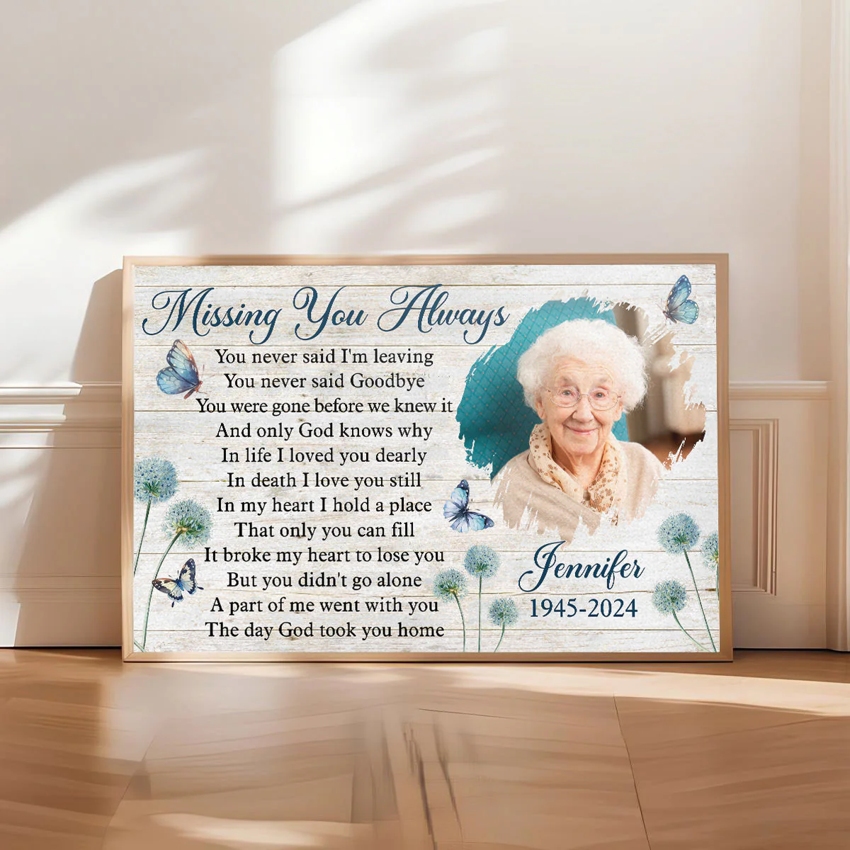 Missing You Always - Personalized Custom Poster - Image 2