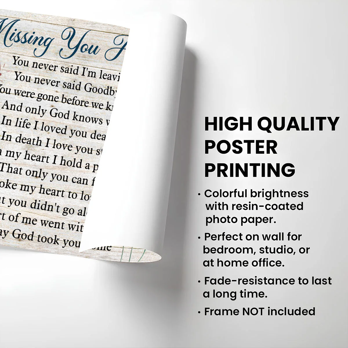 Missing You Always - Personalized Custom Poster - Image 6