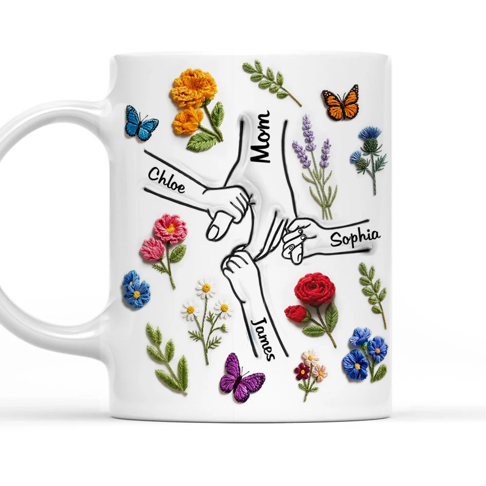 Mom And Her Love - Personalized Custom 3D Inflated Effect Mug