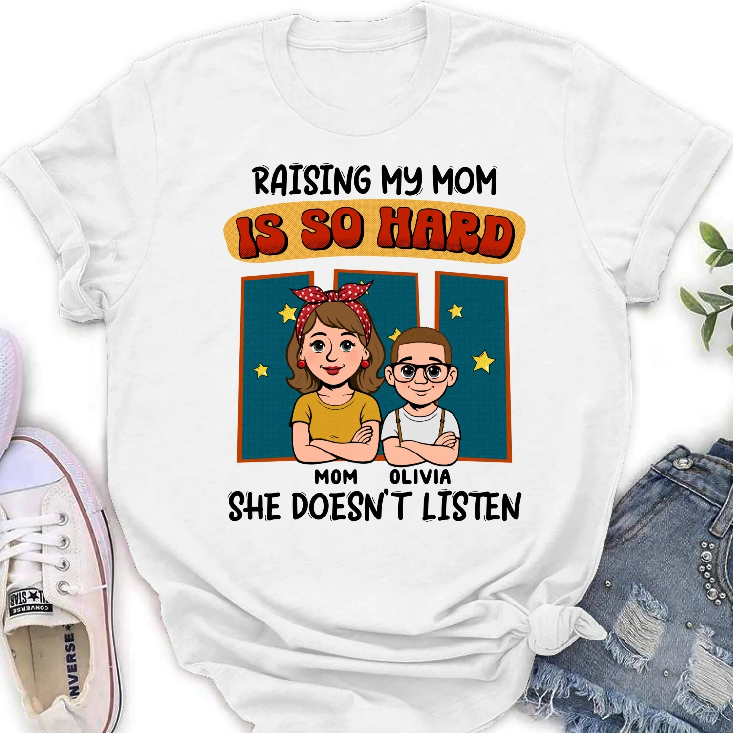 Mom Does Not Listen - Personalized Custom Shirt - Image 14