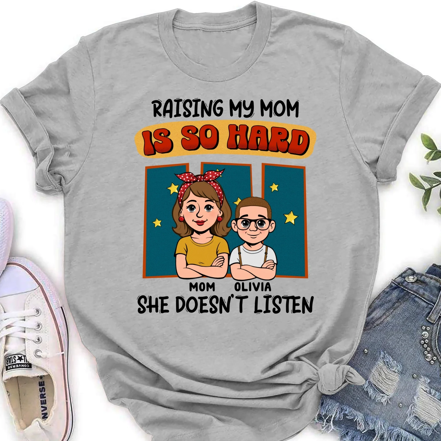 Mom Does Not Listen - Personalized Custom Shirt - Image 16