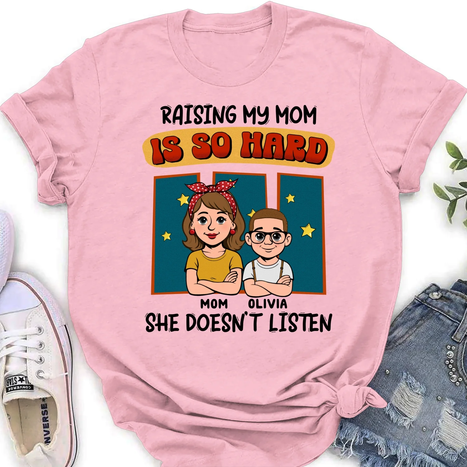 Mom Does Not Listen - Personalized Custom Shirt - Image 17