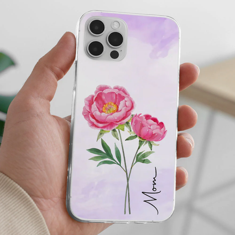 Mom I Love You - Personalized Custom Phone Case - Image 3